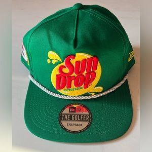 SunDrop SnapBack!!! New!! With stickers!! Green in color!! Nice and clean!!